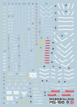 E63 MG Sinanju Ver. OVA Decal Sheet -Kotobukiya Sales Shop 06 10 E63MGSinanjuVer.OVA 1