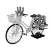 TomyTec Little Armory 1/12 LM006 Commuting Bicycle Defense School Silver -Kotobukiya Sales Shop 1 3e050162 6149 4bd8 969e a489268ff838