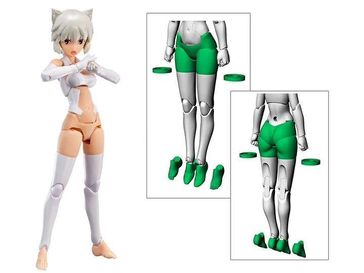Megami Device M.S.G. 02 Bottom Set Skin Color D Model Kit 3 Megami Device M.S.G. 02 Bottom Set Skin Color D Model Kit