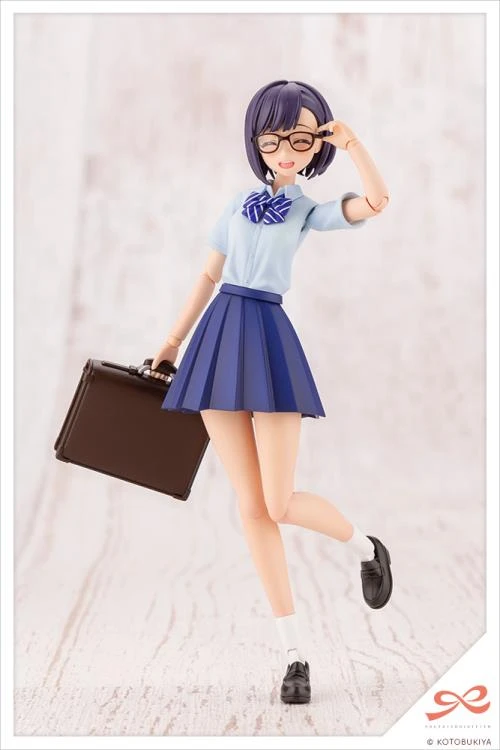 Kotobukiya Sousai Shoujo Teien Touou High School Summer Clothes Koyomi Takanashi (Dreaming Style Ture Sapphire Ver.) 1/10 Scale Model Kit 7 Kotobukiya Sousai Shoujo Teien Touou High School Summer Clothes Koyomi Takanashi (Dreaming Style Ture Sapphire Ver.) 1/10 Scale Model Kit - Image 5