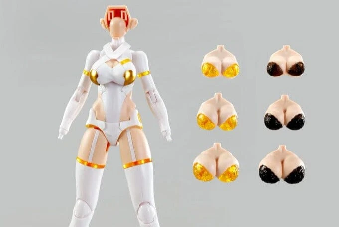 D House 1/12 Plain Figure Model Kit For Mecha Girl White Skin Version 3 D House 1/12 Plain Figure Model Kit For Mecha Girl White Skin Version