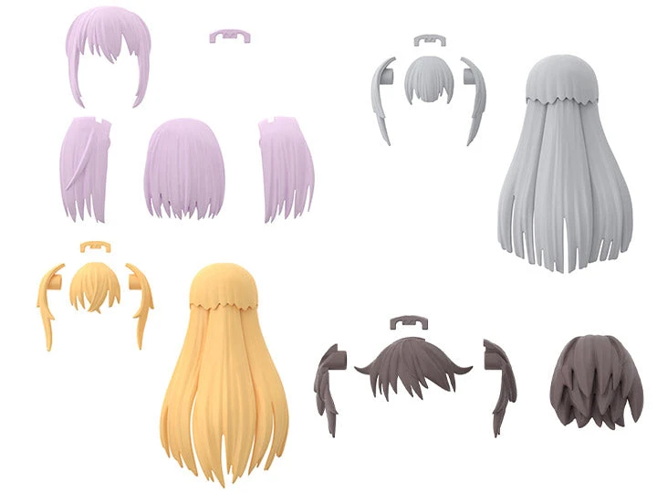 Bandai 30 Minutes Sisters Option Hair Style Parts Vol. 4 Set Of 4 Accessory Kits 3 Bandai 30 Minutes Sisters Option Hair Style Parts Vol. 4 Set Of 4 Accessory Kits