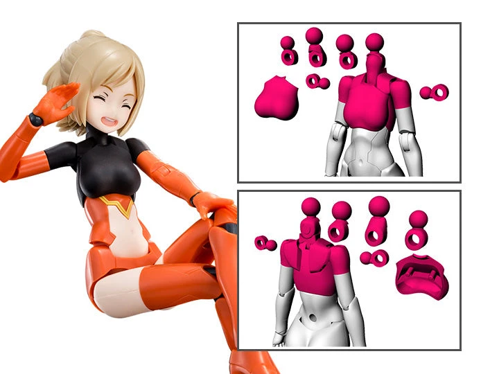 Megami Device M.S.G. 01 Top Set Black Model Kit 3 Megami Device M.S.G. 01 Top Set Black Model Kit