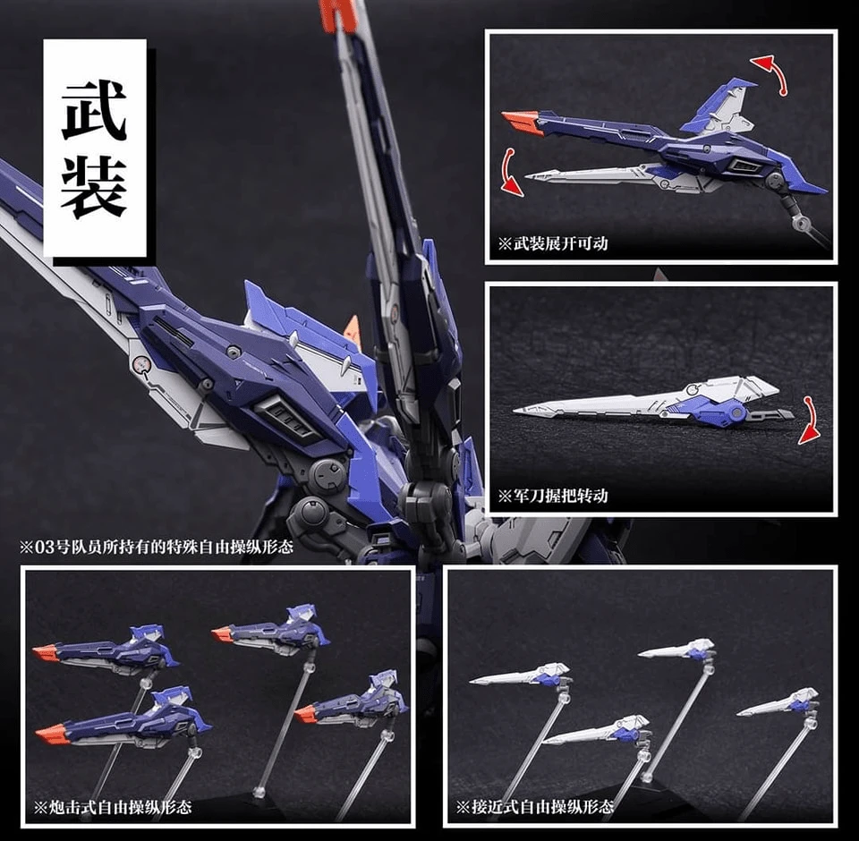 Infinity Nova Trailblazer Integrated Tactical Assault Squad 1/100 Scale Model Kit 17 Infinity Nova Trailblazer Integrated Tactical Assault Squad 1/100 Scale Model Kit - Image 15