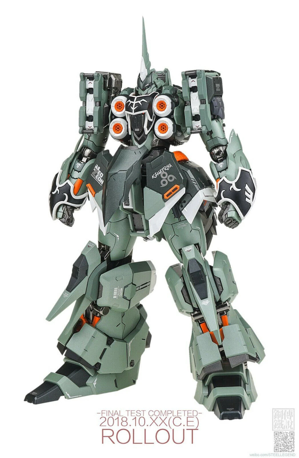 Steel Legend 1/100 Sl-01 Kshatriya Nz666 Alloy Version Metal Build 9 Steel Legend 1/100 Sl-01 Kshatriya Nz666 Alloy Version Metal Build - Image 7