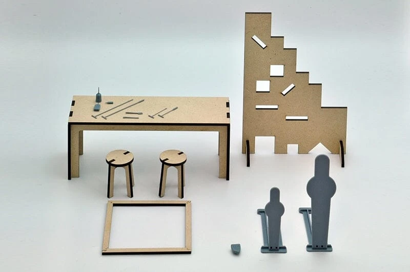 TomyTec Little Armory 1/12 LD015 Shooting Range B 4 TomyTec Little Armory 1/12 LD015 Shooting Range B - Image 2