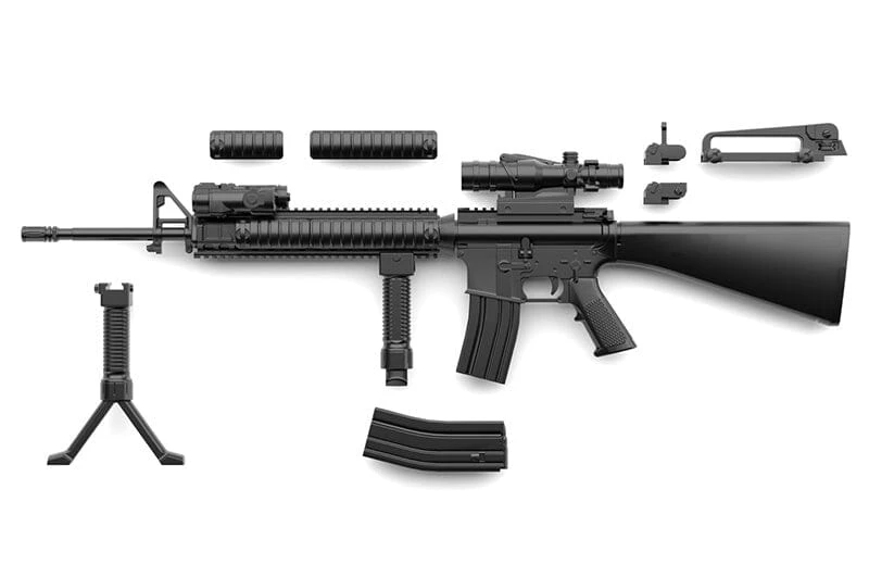 TomyTec Little Armory 1/12 LA056 M16A4 Rifle 6 TomyTec Little Armory 1/12 LA056 M16A4 Rifle - Image 4