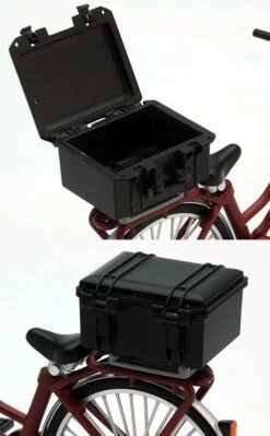 TomyTec Little Armory 1/12 LM005 Commuting Bicycle Defense School Maroon -Kotobukiya Sales Shop tmt31211 6