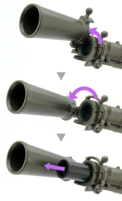 TomyTec Little Armory 1/12 LA073 84mm M2 Type Recoilless Rifle -Kotobukiya Sales Shop tmt31536 6