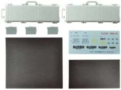 TomyTec Little Armory 1/12 LD038 Military Hard Case A3 White/Grey -Kotobukiya Sales Shop tmt31879 0