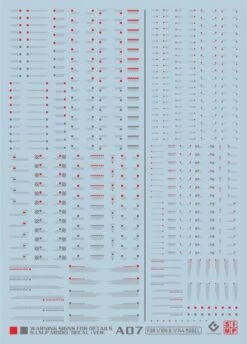 A07 General Caution Sign Black & Red Decal Sheet